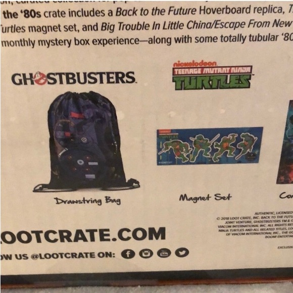 LOOTCRATE BEST OF THE 80s BOX NEW - Picture 4 of 8